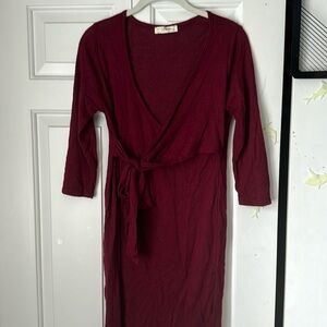 Maternity Wrap Dress NEW never worn!
